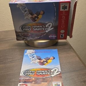 Tony Hawk's Pro Skater 2 for Nintendo 64 - Box And Booklet